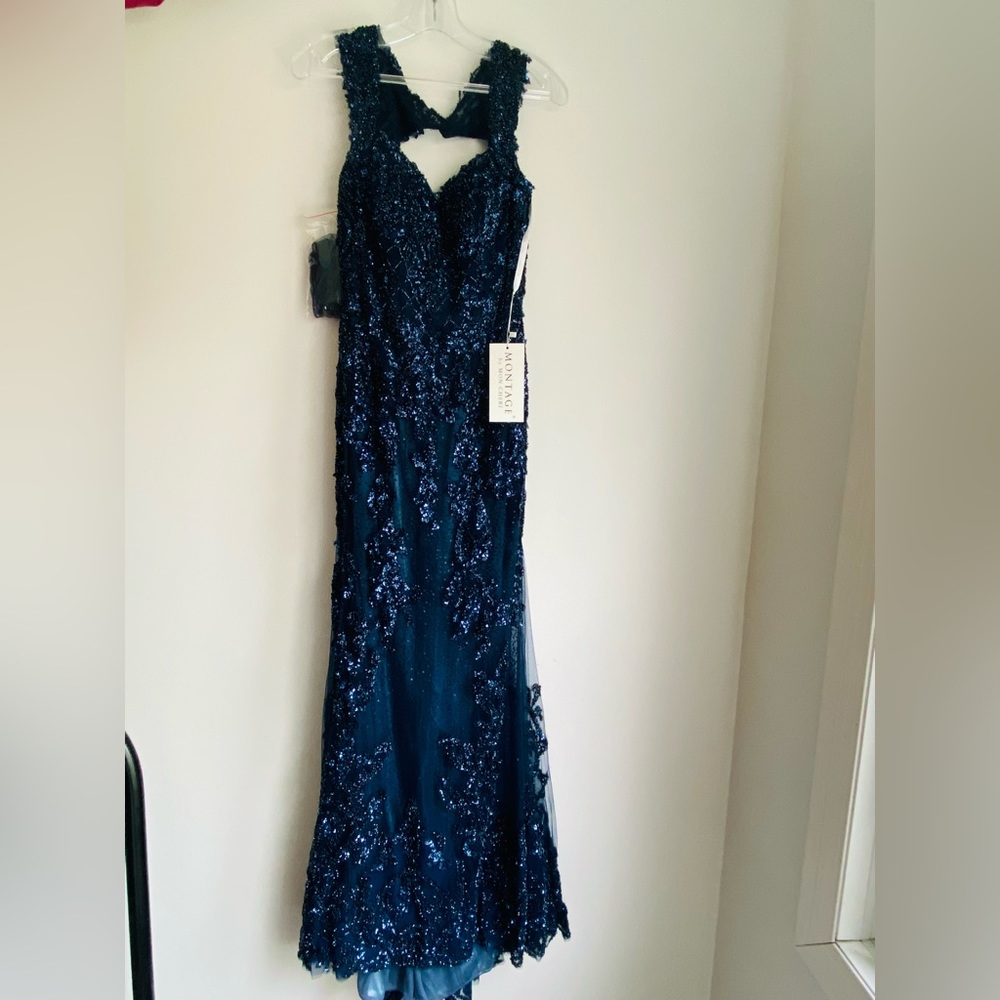 Style number 221973 Montage by Mon Cheri in navy